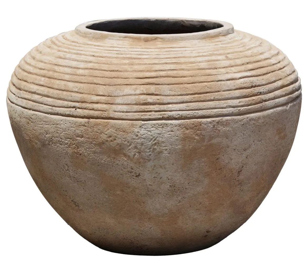 Dehner Terrakotta-Vase, rund, ca. Ø53/H40 cm