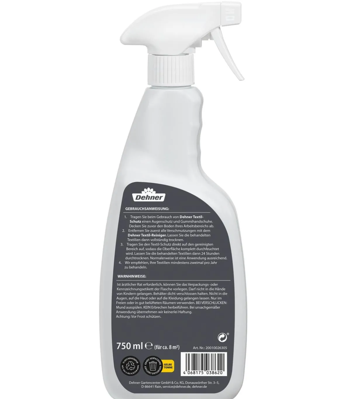Dehner Textil-Schutz, 750 ml