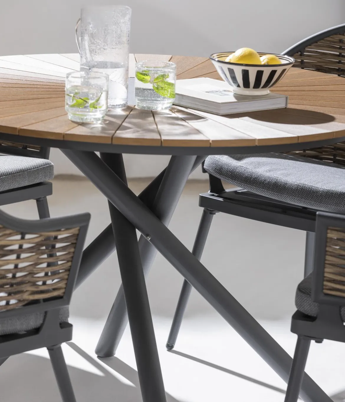 Dehner Tisch Barcelona, ca. Ø110/H76 cm
