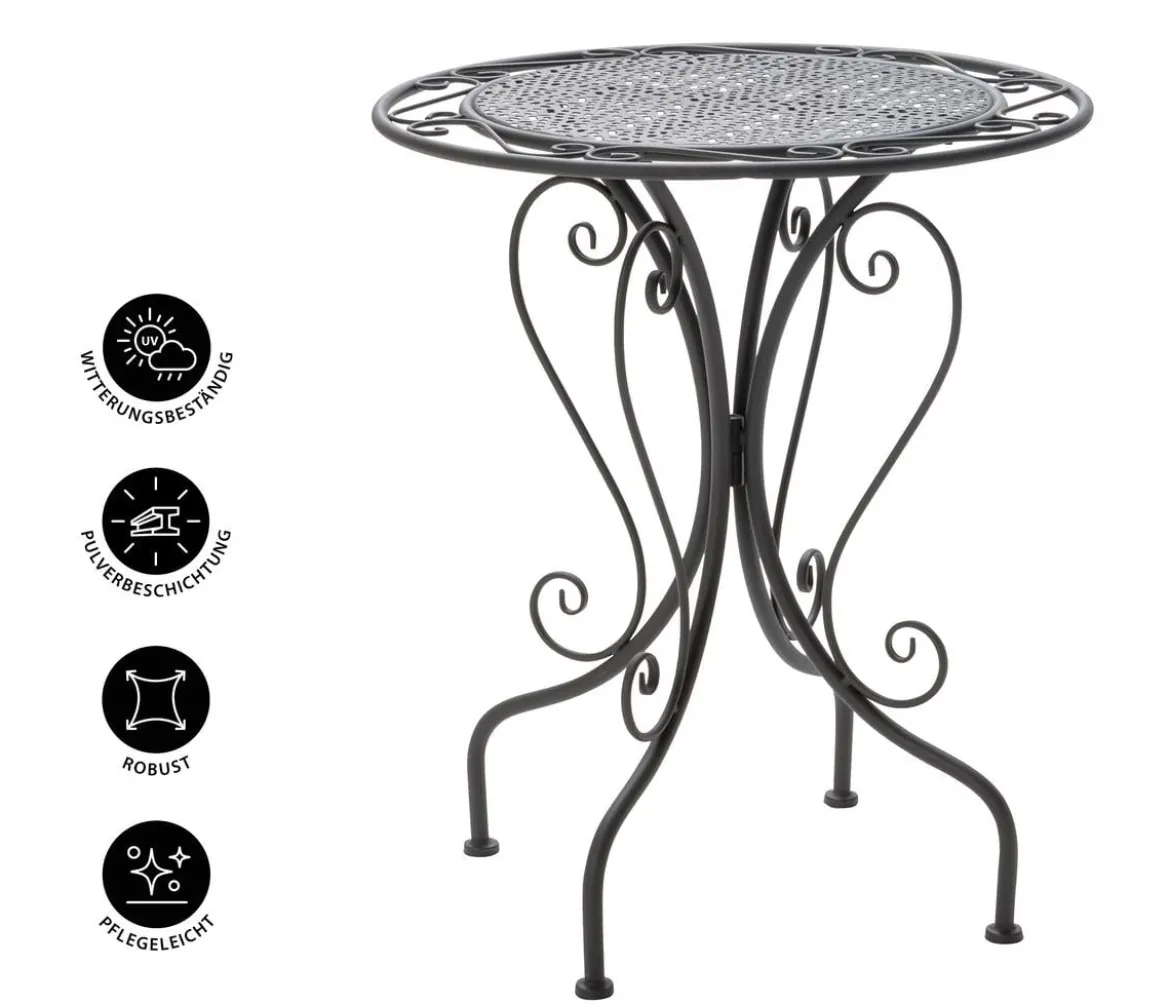 Dehner Tisch Luca, ca Ø60/H70 cm