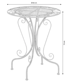 Dehner Tisch Luca, ca Ø60/H70 cm