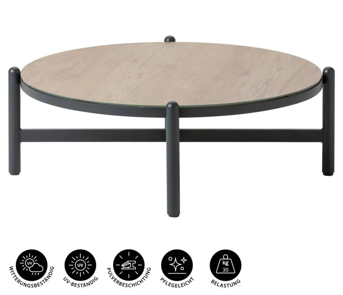 Dehner Tisch St-Etienne, ca. Ø98/H36 cm