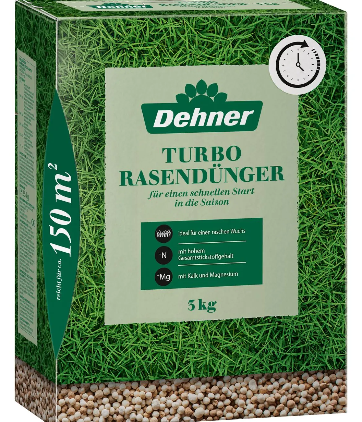Dehner Turbo Rasendünger, 3 kg