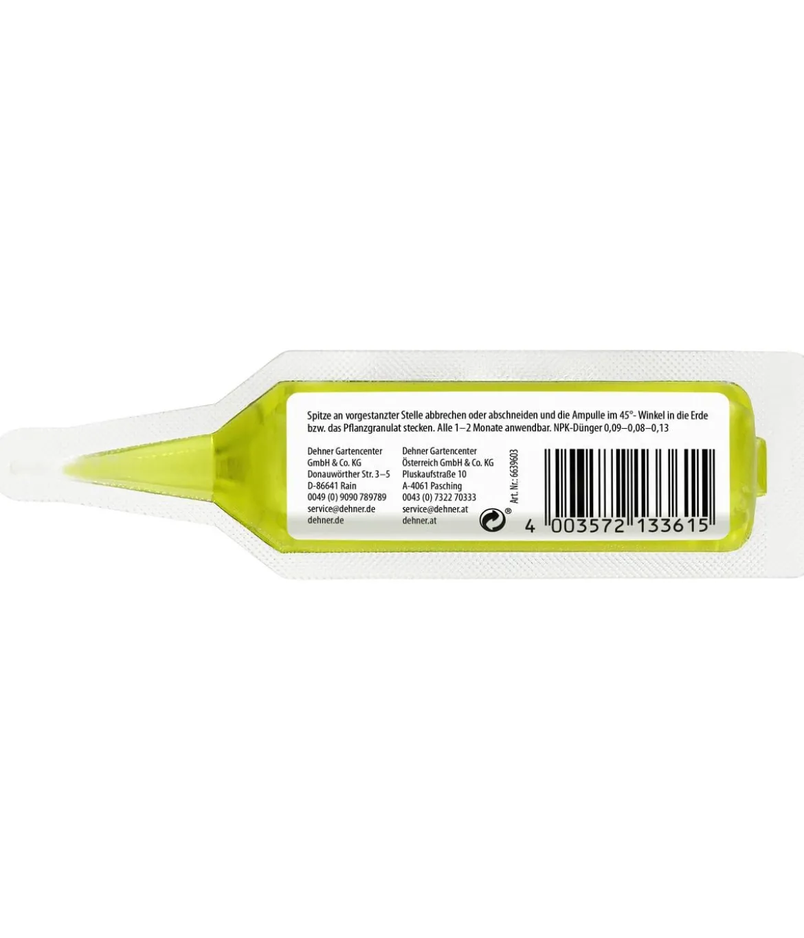 Dehner Vitalkur für Zitruspflanzen, flüssig, 30 ml