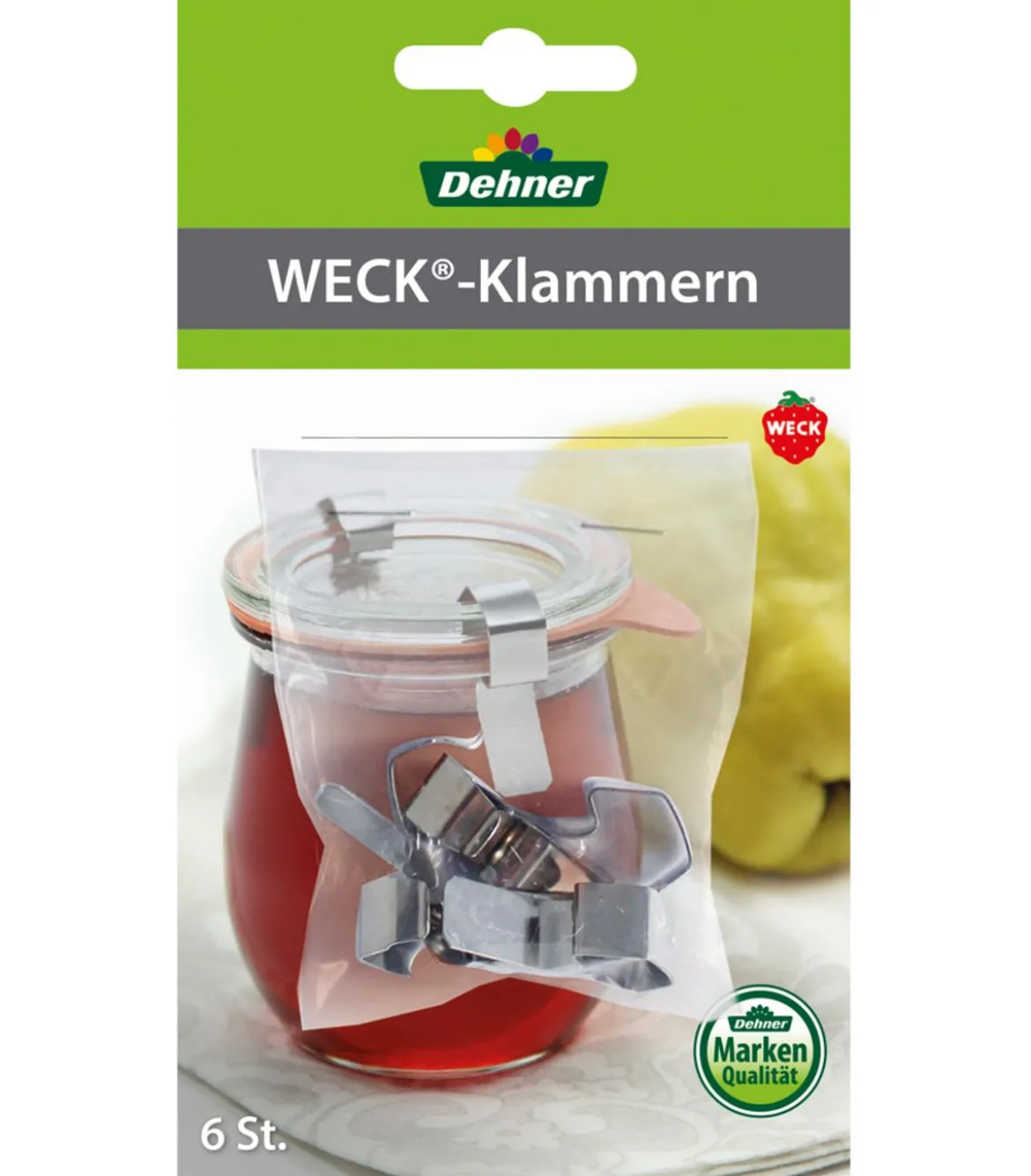 Dehner WECK®-Klammer, 6er-Set