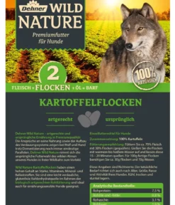 Dehner Wild Nature BARF-Ergänzungsfutter für Hunde Kartoffelflocken