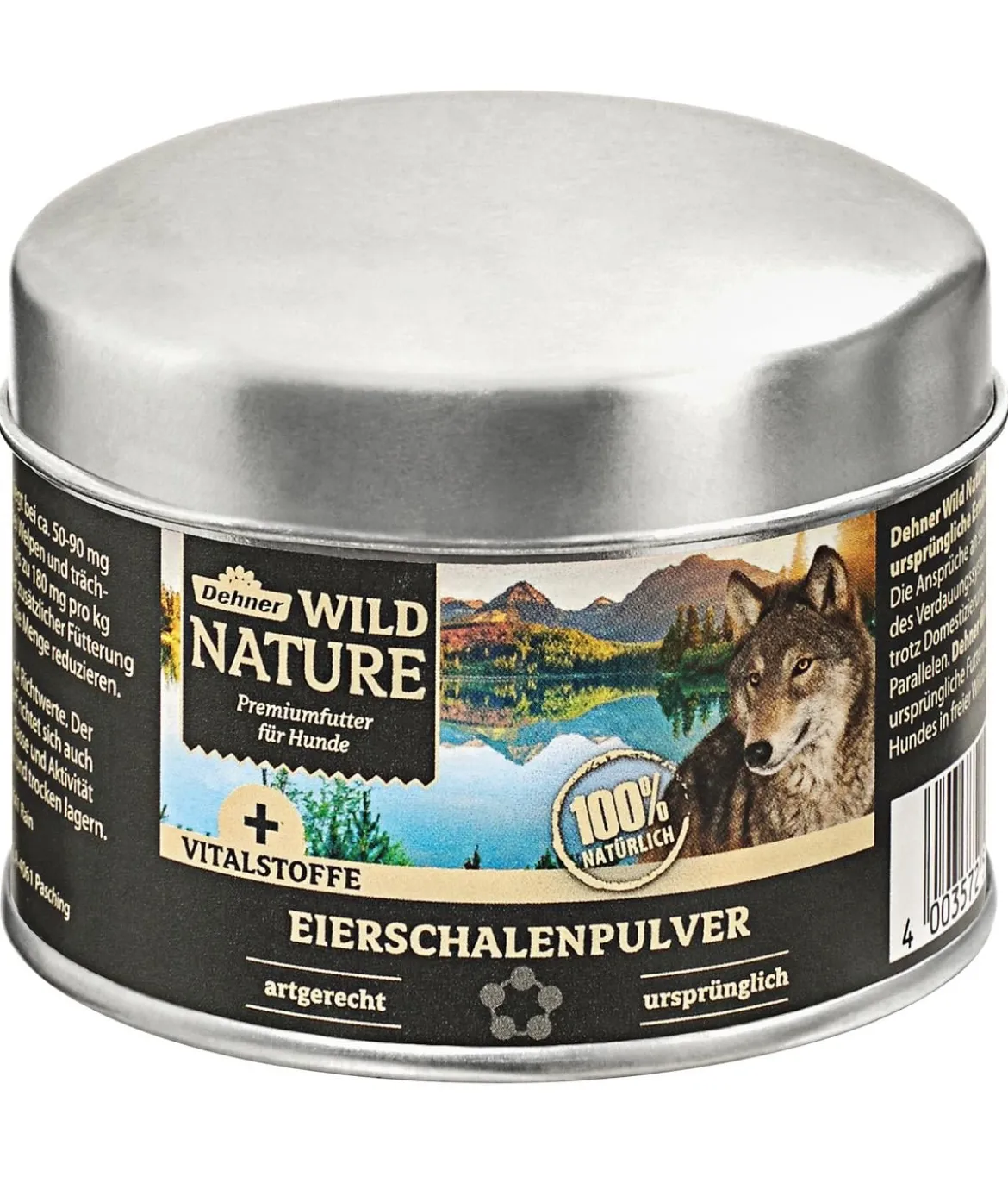 Dehner Wild Nature BARF-Ergänzungsfutter für Hunde Eierschalenpulver