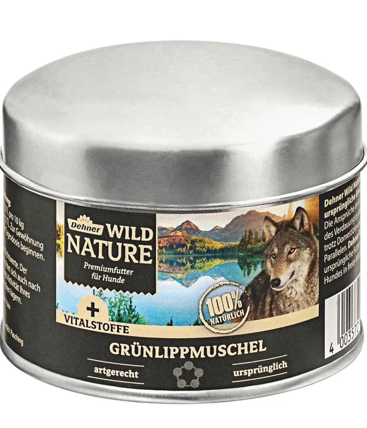 Dehner Wild Nature BARF-Ergänzungsfutter für Hunde Grünlippmuschel