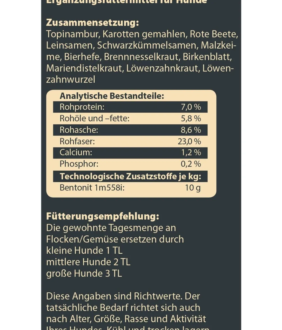 Dehner Wild Nature BARF-Ergänzungsfutter für Hunde Barf Sensitiv