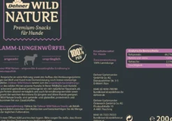 Dehner Wild Nature Hundesnack Lamm-Lungenwürfel, 200 g
