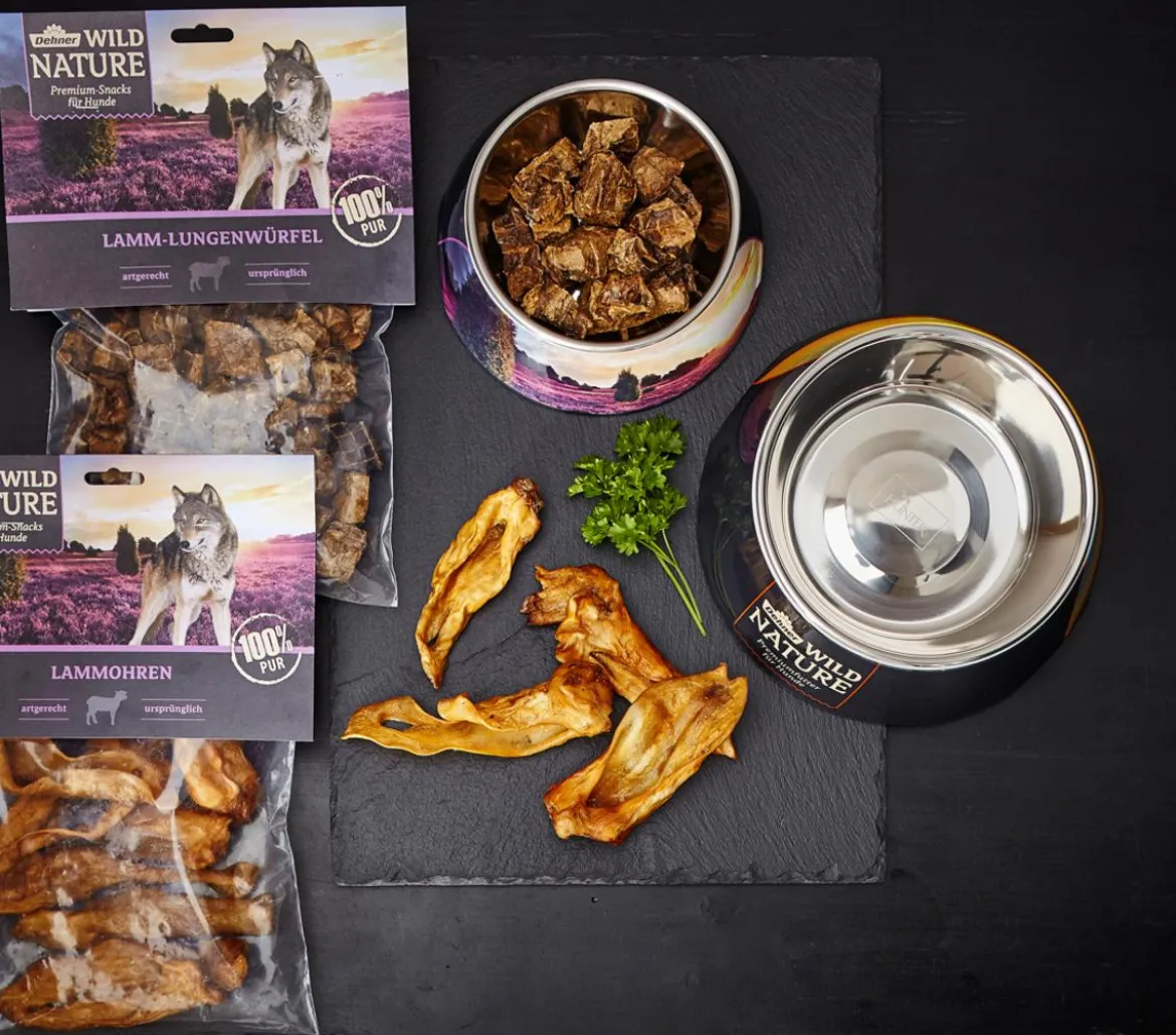 Dehner Wild Nature Hundesnack Lamm-Lungenwürfel, 200 g