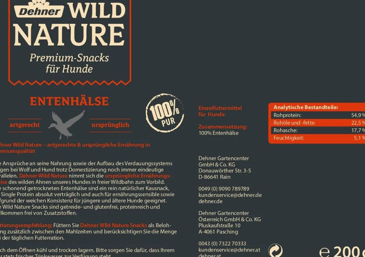 Dehner Wild Nature Hundesnack Snack-Set