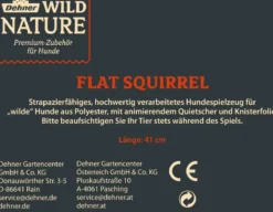 Dehner Wild Nature Hundespielzeug Flat Squirrel