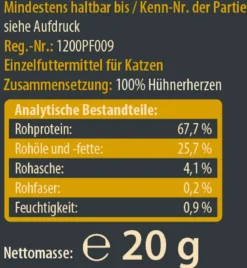Dehner Wild Nature Katzensnack, gefriergetrocknet