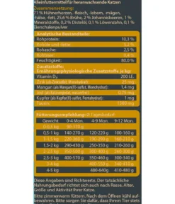 Dehner Wild Nature Nassfutter für Katzen Hügelland Kitten, Huhn, 16 x 85 g