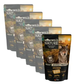 Dehner Wild Nature Nassfutter für Hunde Mono-Protein Adult, Huhn