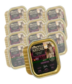 Dehner Wild Nature Nassfutter für Hunde Heidetal Adult, 11 x 150 g