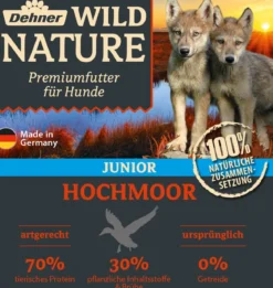 Dehner Wild Nature Nassfutter für Hunde Hochmoor Junior, 11 x 150 g