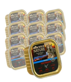 Dehner Wild Nature Nassfutter für Hunde Hochmoor Junior, 11 x 150 g