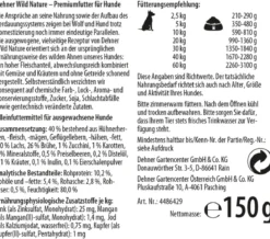 Dehner Wild Nature Nassfutter für Hunde Gebirgssee Adult, 11 x 150 g