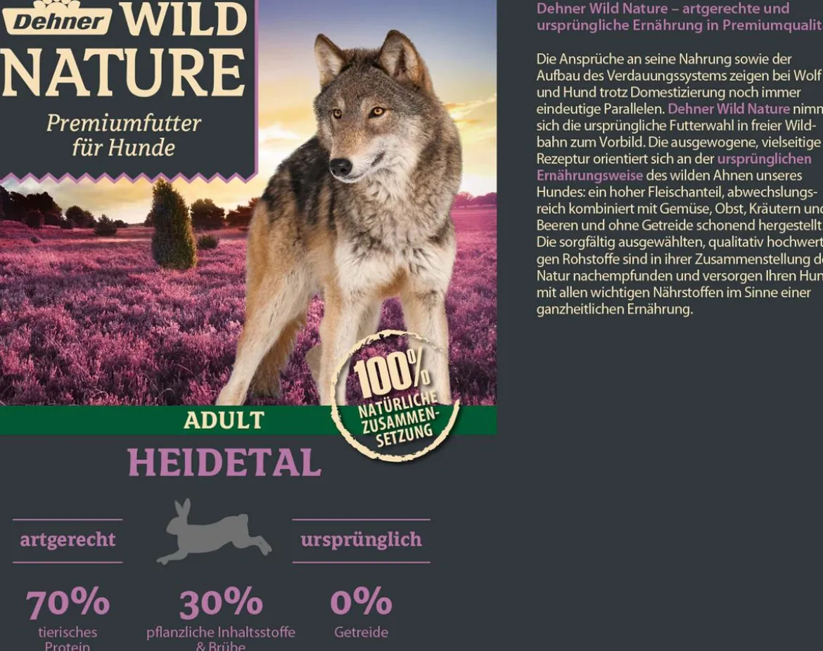 Dehner Wild Nature Nassfutter für Hunde Probier-Set, 6 x 800 g