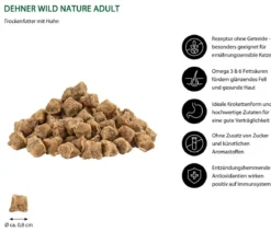Dehner Wild Nature Trockenfutter für Katzen Hügelland Kitten, Huhn