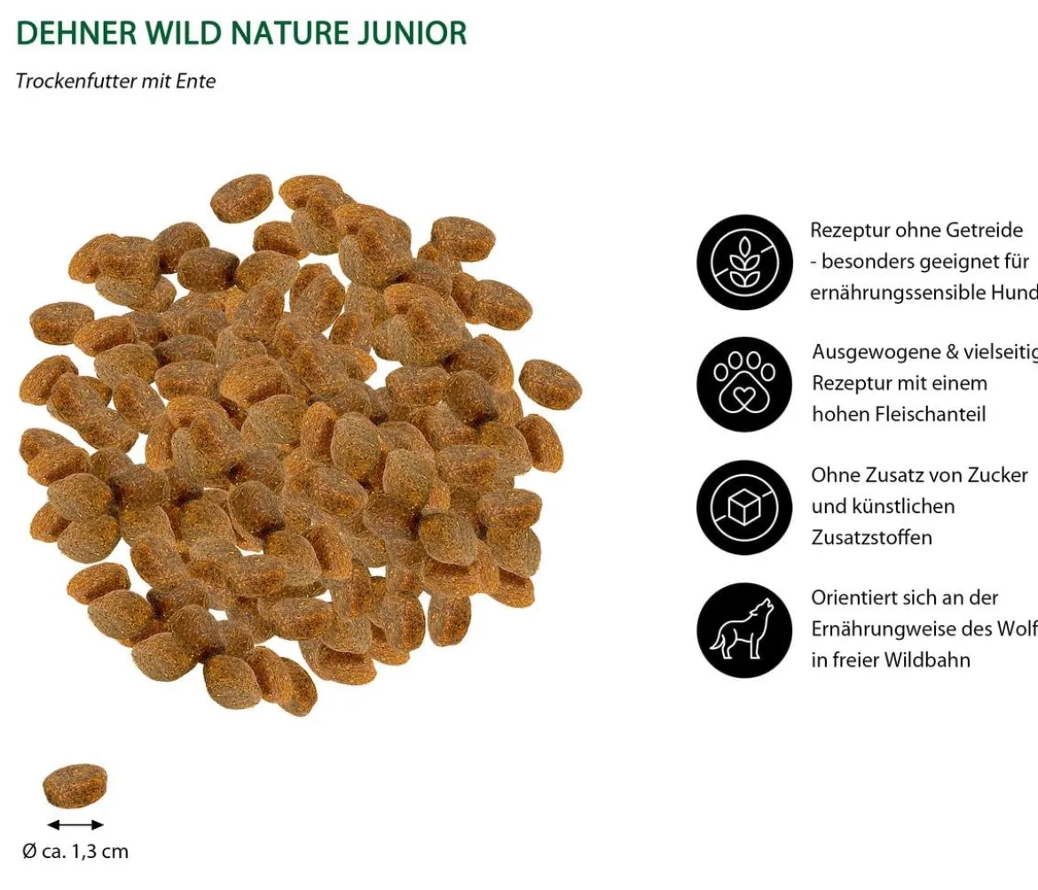 Dehner Wild Nature Trockenfutter für Hunde Hochmoor Junior
