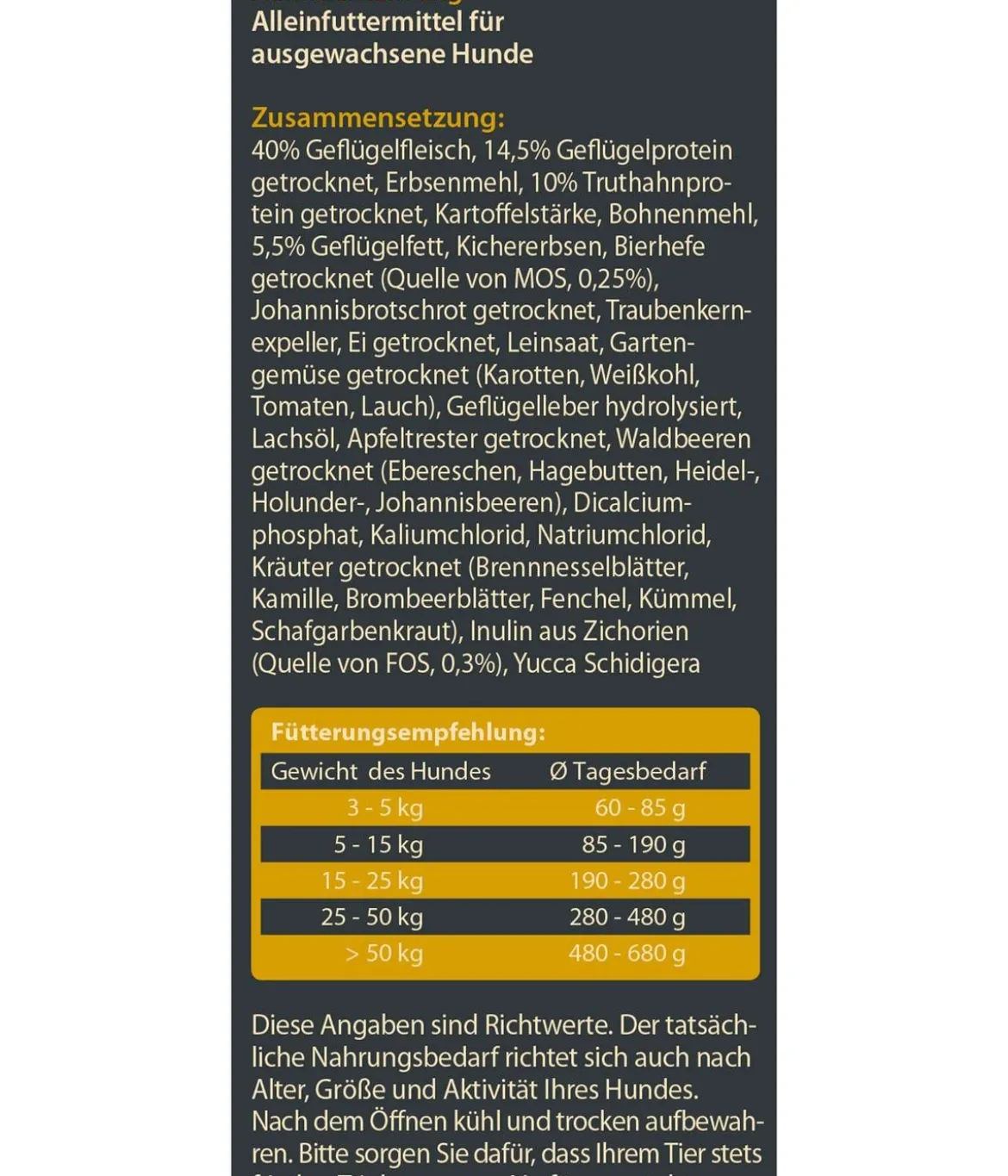 Dehner Wild Nature Trockenfutter für Hunde Hügelland Adult, Truthahn