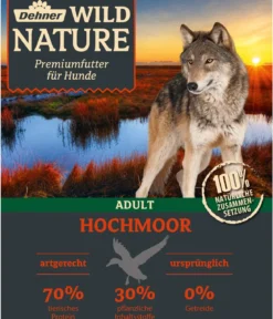 Dehner Wild Nature Trockenfutter für Hunde Hochmoor Adult