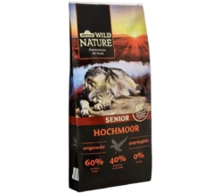 Dehner Wild Nature Trockenfutter für Hunde Hochmoor Senior