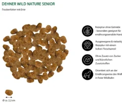 Dehner Wild Nature Trockenfutter für Hunde Hochmoor Senior