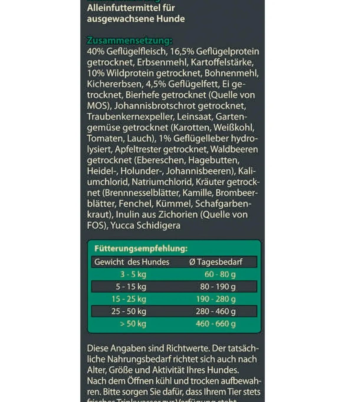 Dehner Wild Nature Trockenfutter für Hunde Auwald Adult, Wild