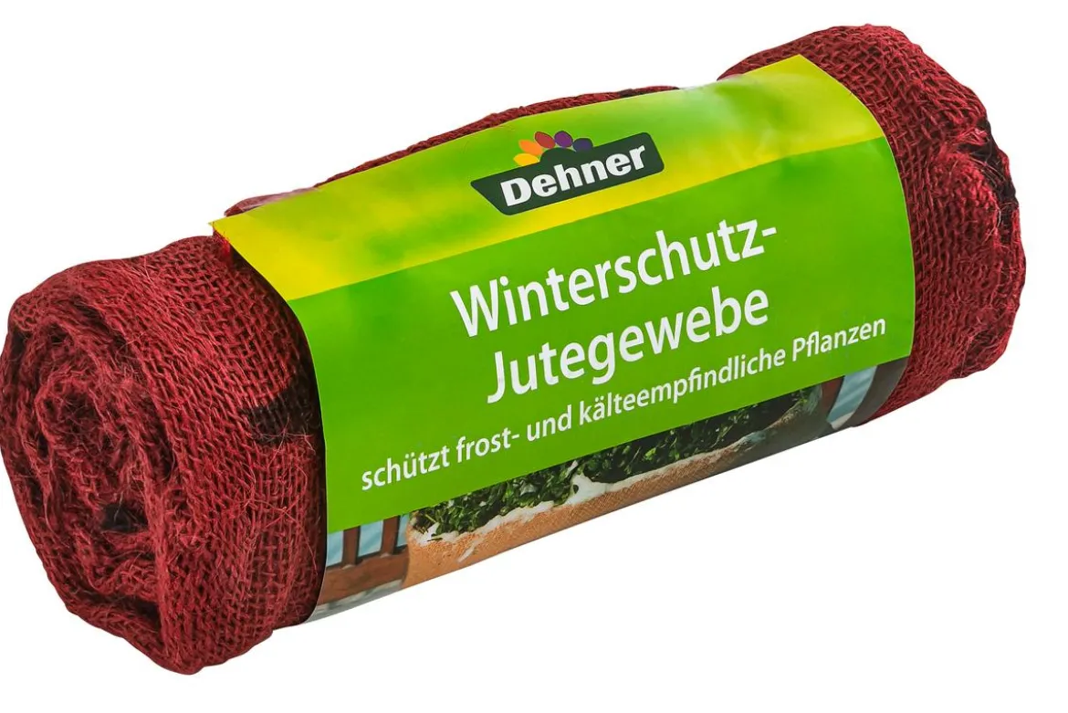 Dehner Winterschutz-Jutegewebe mit Dekor, ca. L300/B105 cm