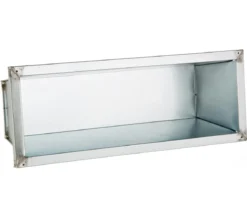 Dehner Zink-Kasten, silber, ca. B50/H13/T17 cm