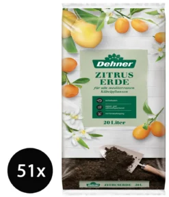 Dehner Zitruserde, 51 x 20 Liter