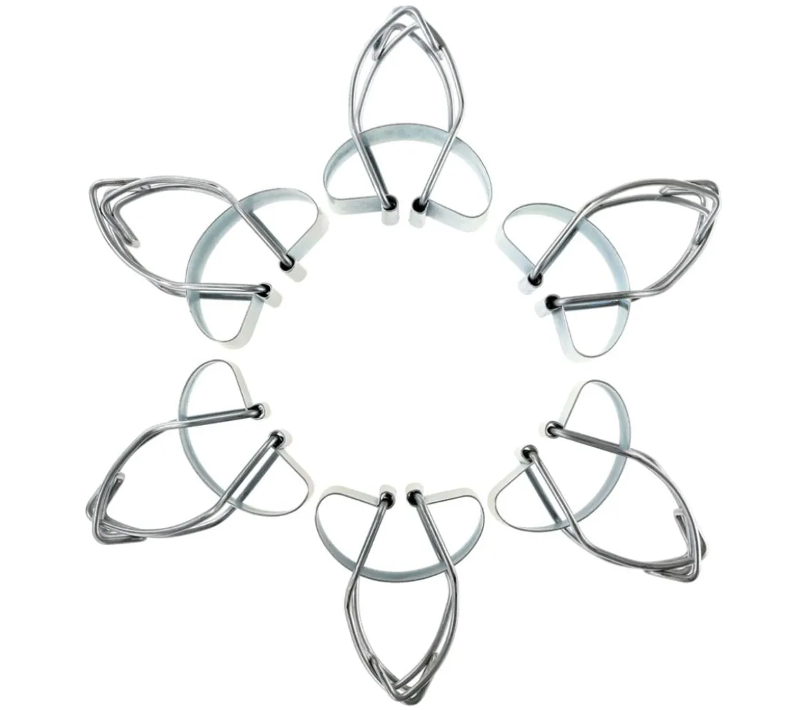 deti Verschlussbügel für Einmachgläser, 6er-Set