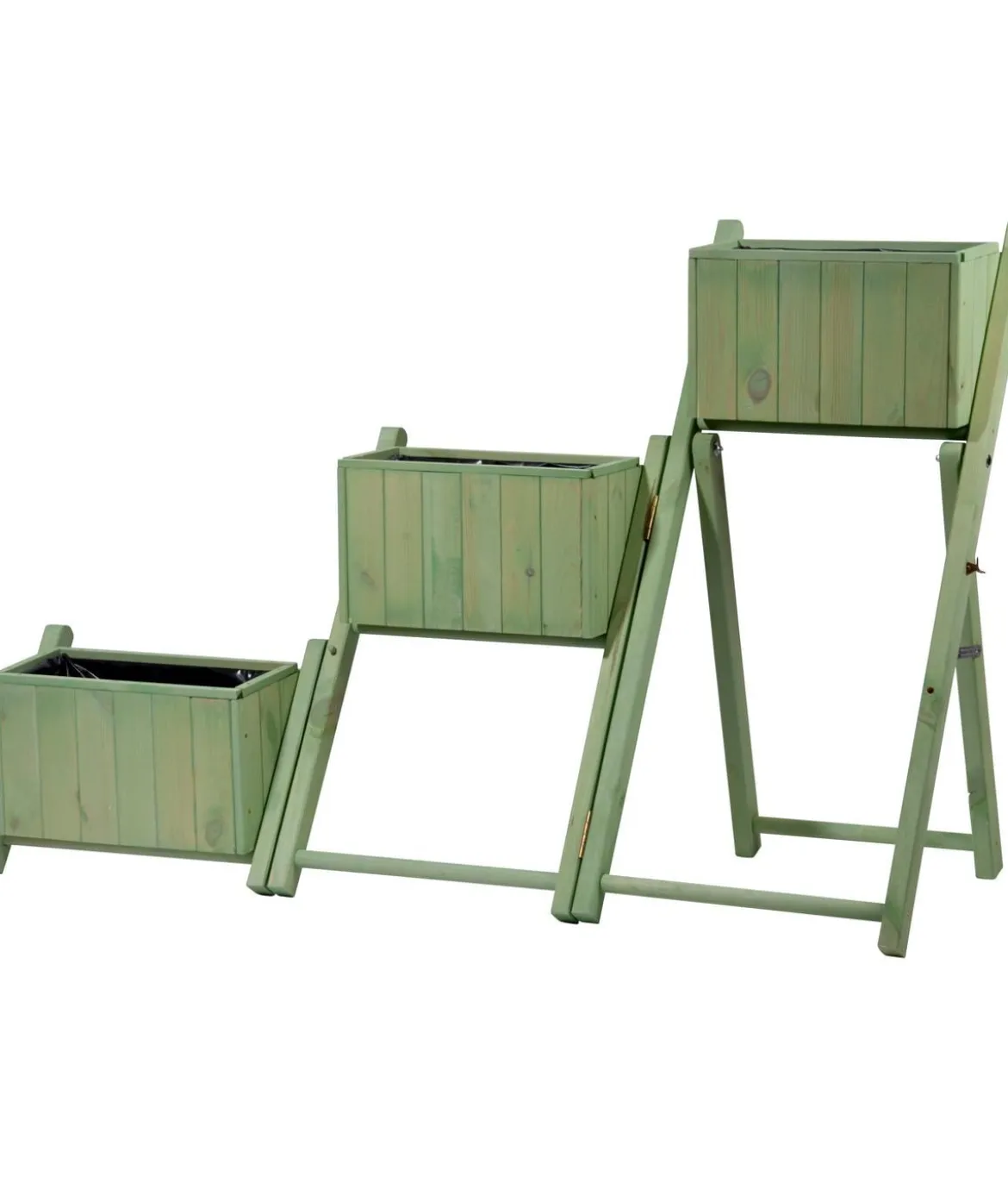 dobar Holz-Pflanztreppe klappbar, ca. B41/H85/T55 cm