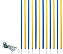 dobar® petlife Agility Slalom-Set, 12-teilig