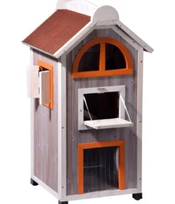 dobar® petlife Katzenhaus Fany Cat, ca. B58/H109/T55 cm