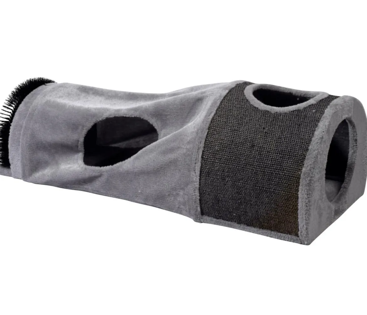 dobar® petlife Katzentunnel, grau, ca. B87/H27/T37,5 cm