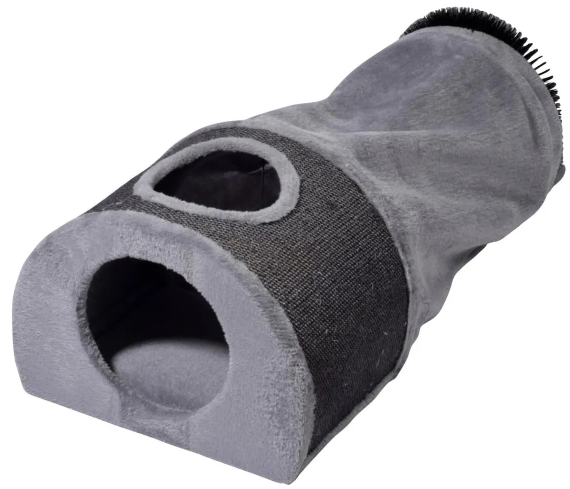 dobar® petlife Katzentunnel, grau, ca. B87/H27/T37,5 cm
