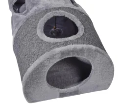 dobar® petlife Katzentunnel, grau, ca. B87/H27/T37,5 cm
