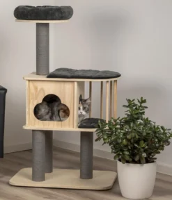 dobar® petlife Kratzbaum Mila, braun, ca. B68/H116/T48 cm