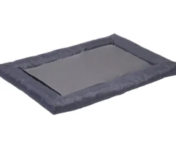 dobar® petlife Liegekissen mit Kühlmatte, rechteckig, grau, ca. B76/H7/T58 cm