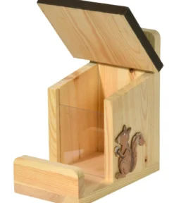 dobar® wildlife Eichhörnchen Futterstation, ca. B23/H22/T16 cm