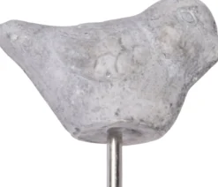 dobar® wildlife Vogeltränke Carré, Keramik, grau, ca. B29/H5/T29 cm