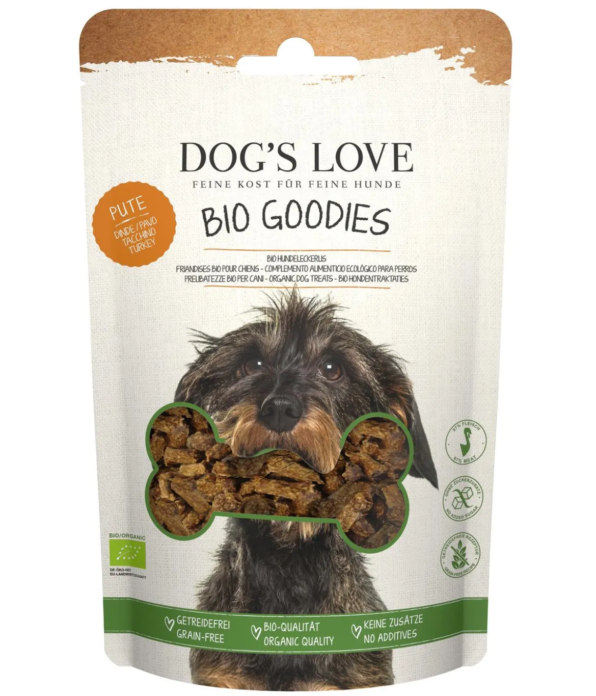 DOG'S LOVE Hundesnack Bio Goodies, 150 g