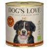 DOG'S LOVE Nassfutter für Hunde Bio, 6 x 800 g