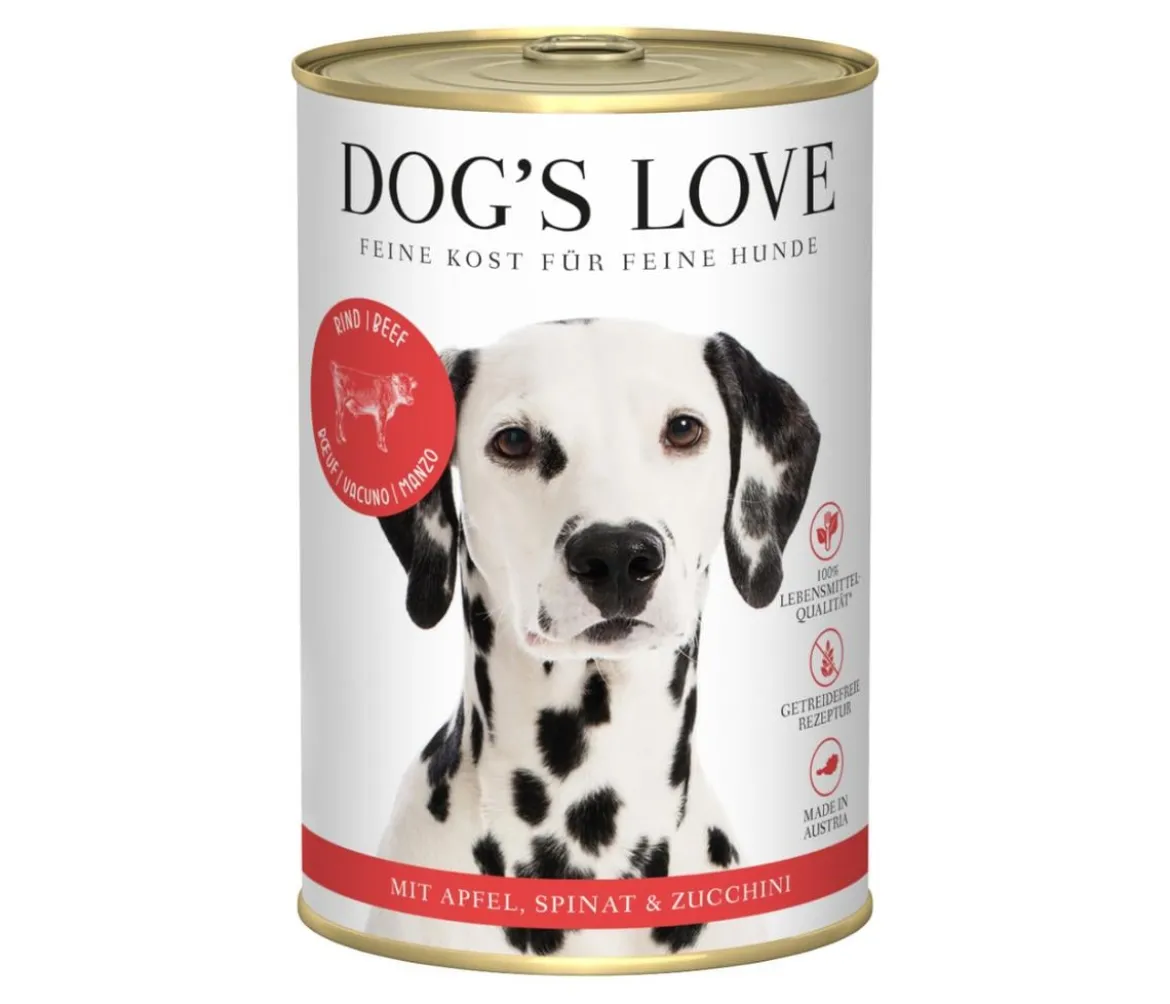 DOG'S LOVE Nassfutter für Hunde Adult, 6 x 400 g