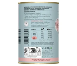 DOG'S LOVE Nassfutter für Hunde Hypoallergen, 6 x 400 g